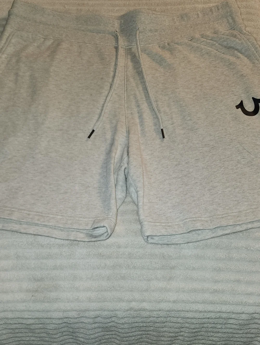 True Religion Fleece Logo Shorts